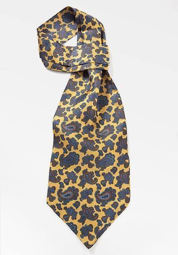 Ascot matase galbena KAE7138P--Cravate Online